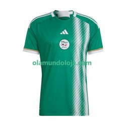 Camisola Argélia Homem Equipamento Segundo 2022-2023 Manga Curta